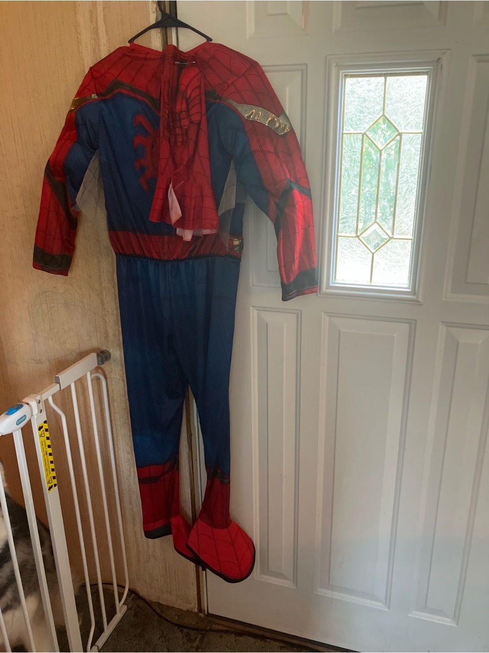 Marvel Red and Blue Spider Superhero Kids Costume with Cape